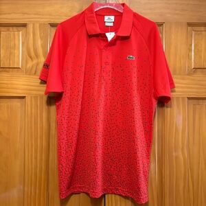 Lacoste Men's Polo Shirt in Bold Red